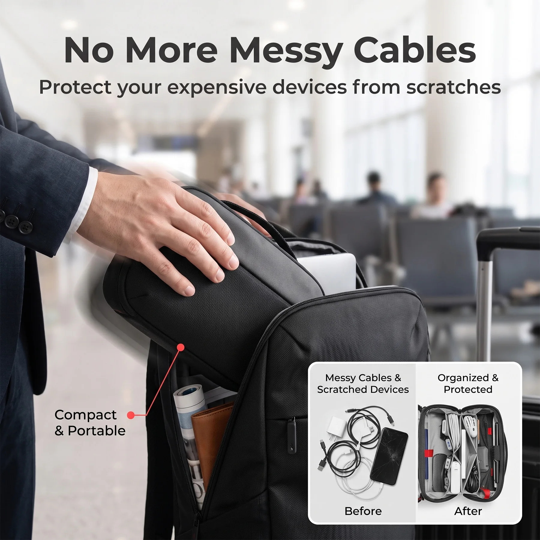 Органайзер для электронных уст – обзор и цена Tech Accessories Case